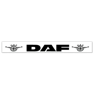 Бризковик на задній бампер з малюнком "DAF" Білий (350X2400) GURBUZ PLASTIK GP0888