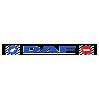 Бризковик на задній бампер з написом "DAF" Синього кольору (350Х2400) GURBUZ PLASTIK GP0881