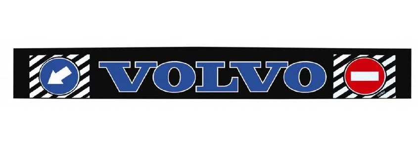 Бризковик на задній бампер з написом "VOLVO" Синього кольору (350X2400) GURBUZ PLASTIK GP0480 (фото 1)