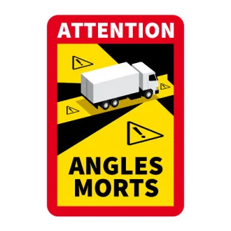 Наліпка "ANGLES MORTS" Сліпа зона 170*250 мм PLATANIK AM-STICK