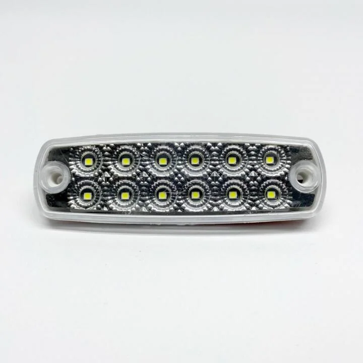 Габаритний ліхтар діодний 12-24В 12LED білий FORM PLAS DEP-FR0178W (фото 1)