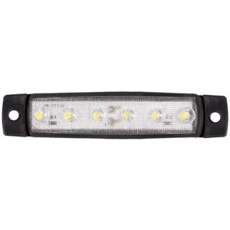 Габаритний ліхтар світлодіодний білий 6LED 12-24V FORM PLAS FR0172W