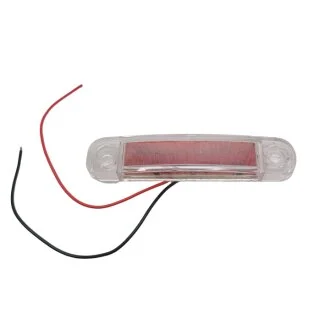 Ліхтар габаритний 24v 12LED 10 см червоний FORM PLAS DEP-L0226R