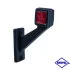 Габаритний ліхтар (Ріжок) LED 12-24V червоно-білий Неон 11 см RH (LD 3117P) HORPOL LD3117P (фото 1)