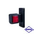 Габаритний ліхтар (Ріжок) LED 12-24V червоно-білий Неон 7 см (LD 3116) HORPOL LD3116 (фото 1)