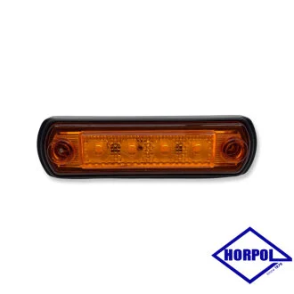Габаритний ліхтар 12-24v LED 4 Жовтий HORPOL LD676