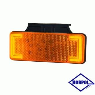 Габаритний ліхтар 12-24V LED Тонкий Жовтий HORPOL LD2514