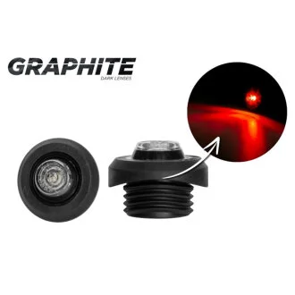 Декоративний ліхтар на трубу LED 12-24v Червоний «GRAPHITE» HORPOL LD2633GR