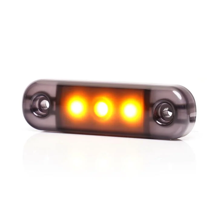 Габаритний ліхтар 3LED 12-24V Жовтий "BLACK" WAS W275.1-2336 (фото 1)