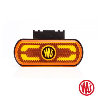 Габаритный фонарь прицепа с кронштейном LED 12-24V Логотип WAS W240-1598