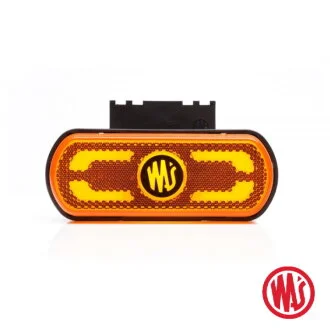 Габаритный фонарь прицепа с кронштейном LED 12-24V Логотип WAS W240-1598
