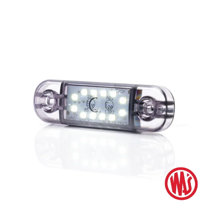 Ліхтар габаритний бічний LED 12-24V Dark Білий WAS W97.3-716-DARK (фото 1)