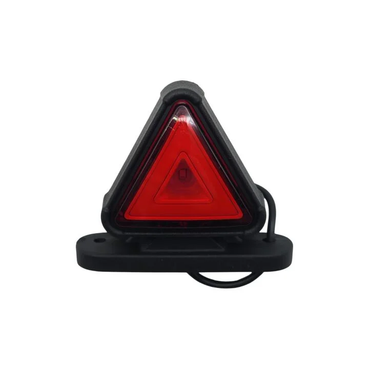 Габаритний ліхтар трикутний LED 12-24v Червоно-жовтий Неон 8,5см ERCELIK HM0624P (фото 1)
