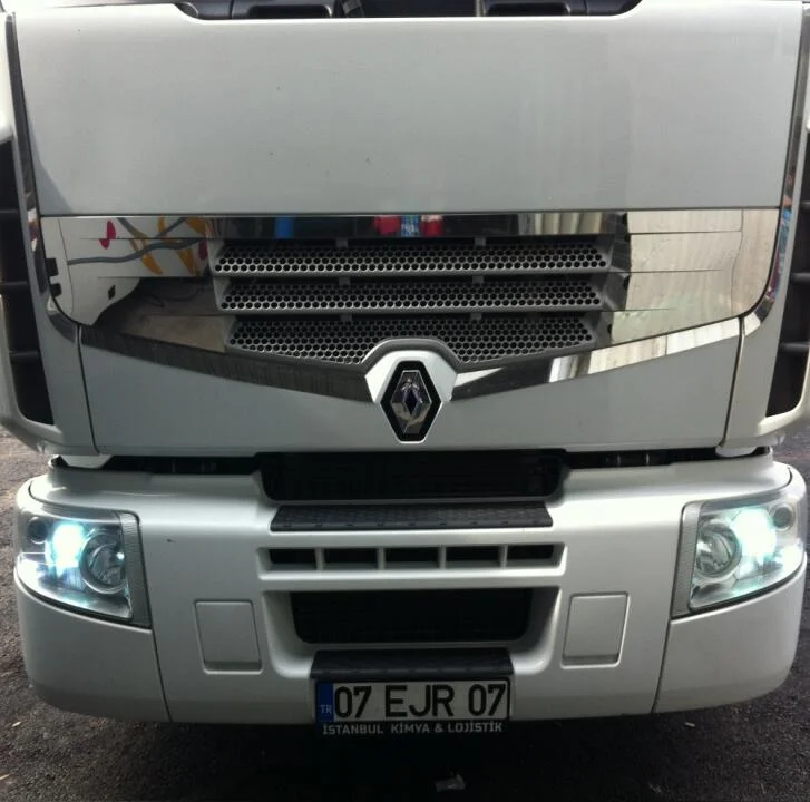 Бічні накладки на передню решітку RENAULT PREMIUM DXI нержавіюча сталь KOCKAR DEP-KKR113 (фото 1)