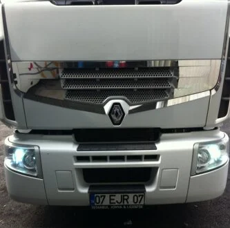 Бічні накладки на передню решітку RENAULT PREMIUM DXI нержавіюча сталь KOCKAR DEP-KKR113