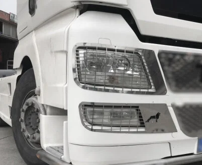 Захисні накладки на фари MAN TGX нержавіюча сталь KOCKAR DEP-KKMN120