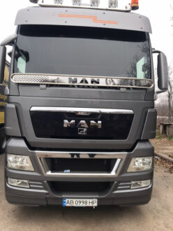 Накладка під лобове скло із нержавіючої сталі MAN TGX/TGA XXL KOCKAR DEP-KKMN124
