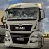 Накладка під лобове скло з нержавіючої сталі "Мухобійка" MAN TGX E6 KOCKAR DEP-KKMN137 (фото 1)