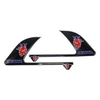 Декоративна наліпка SCANIA на ручку дверей CARMOS DEP-99111119