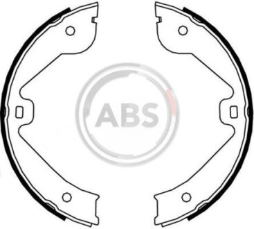 Колодка гальм. барабан. (ABS) A.B.S. 9177