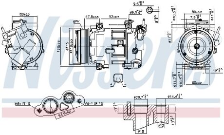 Компресор кондиціонера Nissens 890606