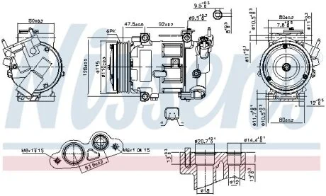 Компресор кондиціонера Nissens 890606