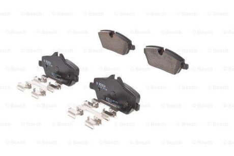 Комплект гальмівних колодок з 4 шт. дисків Bosch 0986494588