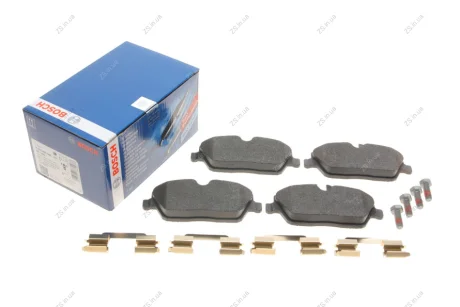Комплект гальмівних колодок з 4 шт. дисків Bosch 0986494588