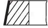 Кільця поршневі VAG 81,00 2,4i 30V 1,5x1,5x2,0 (вир Mahle) Knecht/Mahle 030 79 N0 (фото 1)