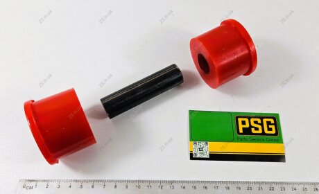 Втулка вушка ресори ГАЗ 3302 (сайлентблок) Газель плрт. (2втулки+трубка) PSG 3302-2902027-02плр