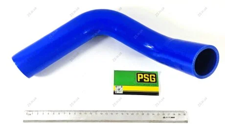 Патрубок радиатора ГАЗ 3307, 53, 66 нижний отводящий (силикон) PSG 53-1303025