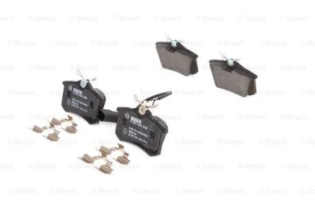 Колодки гальмівні дискові (комплект 4 шт) Bosch 0986494599