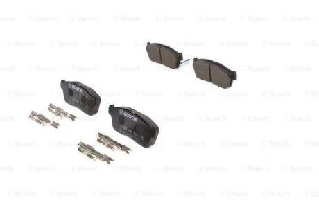 Колодки гальмівні дискові (комплект 4 шт) Bosch 0986494618
