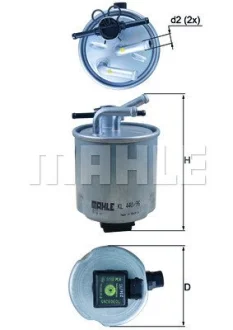 Паливний фільтр Knecht/Mahle KL440/36