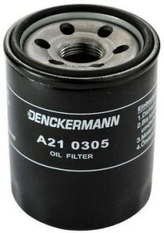 Фільтр оливний MAZDA 626 1.6/ 1.8I./ 2.0 12V DENCKERMANN A210305